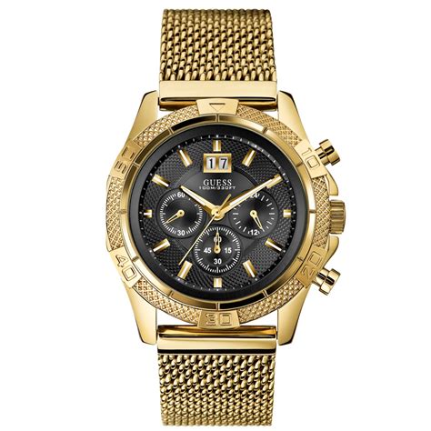 gold guess watch|guess watches stainless steel gold.